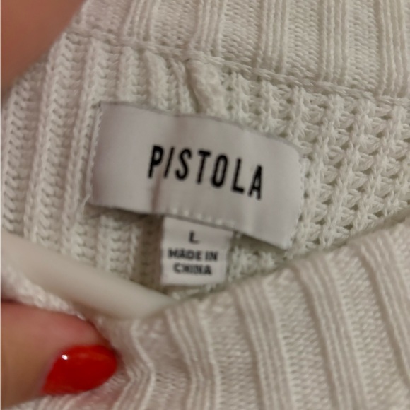 Revolve Pistola Eva Cold Shoulder Sweater in Infinity - Picture 3 of 5